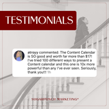 Client Content Review & Approval Calendar Canva Template