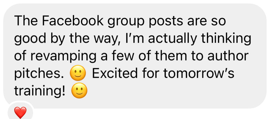 Customer testimonial screenshot