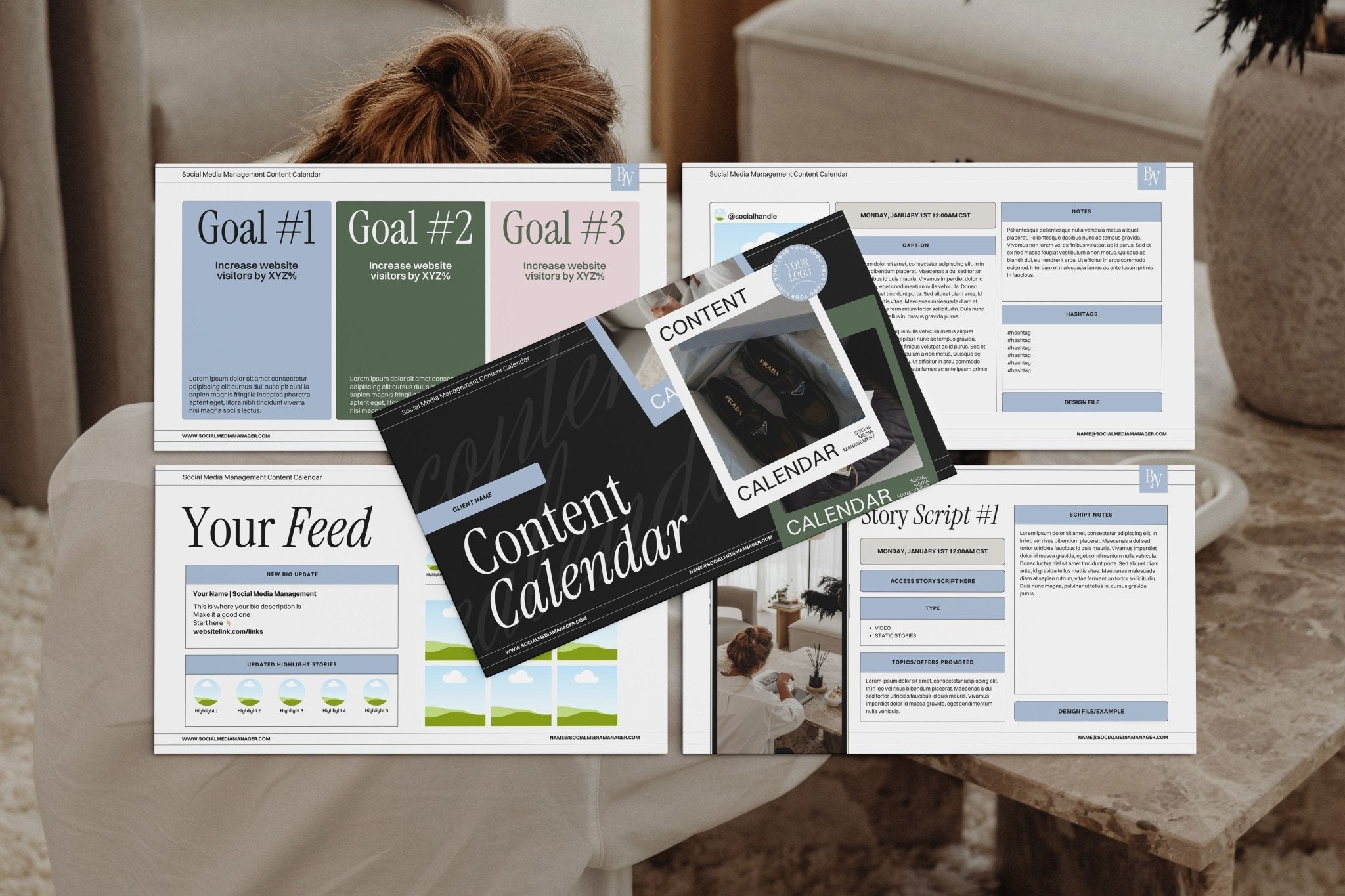 City Signatures Edition: Client Content Review & Approval Calendar - Sugarpunch Marketing