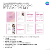 Client Onboarding Welcome Packet Canva Template - Sugarpunch Marketing