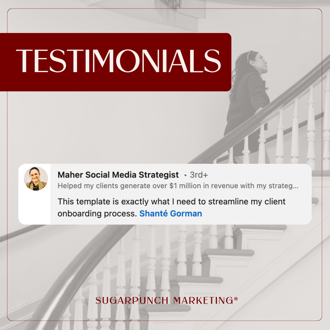 Client Onboarding Welcome Packet Canva Template - Sugarpunch Marketing