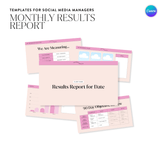 Monthly Insights Results Report Template - Sugarpunch Marketing