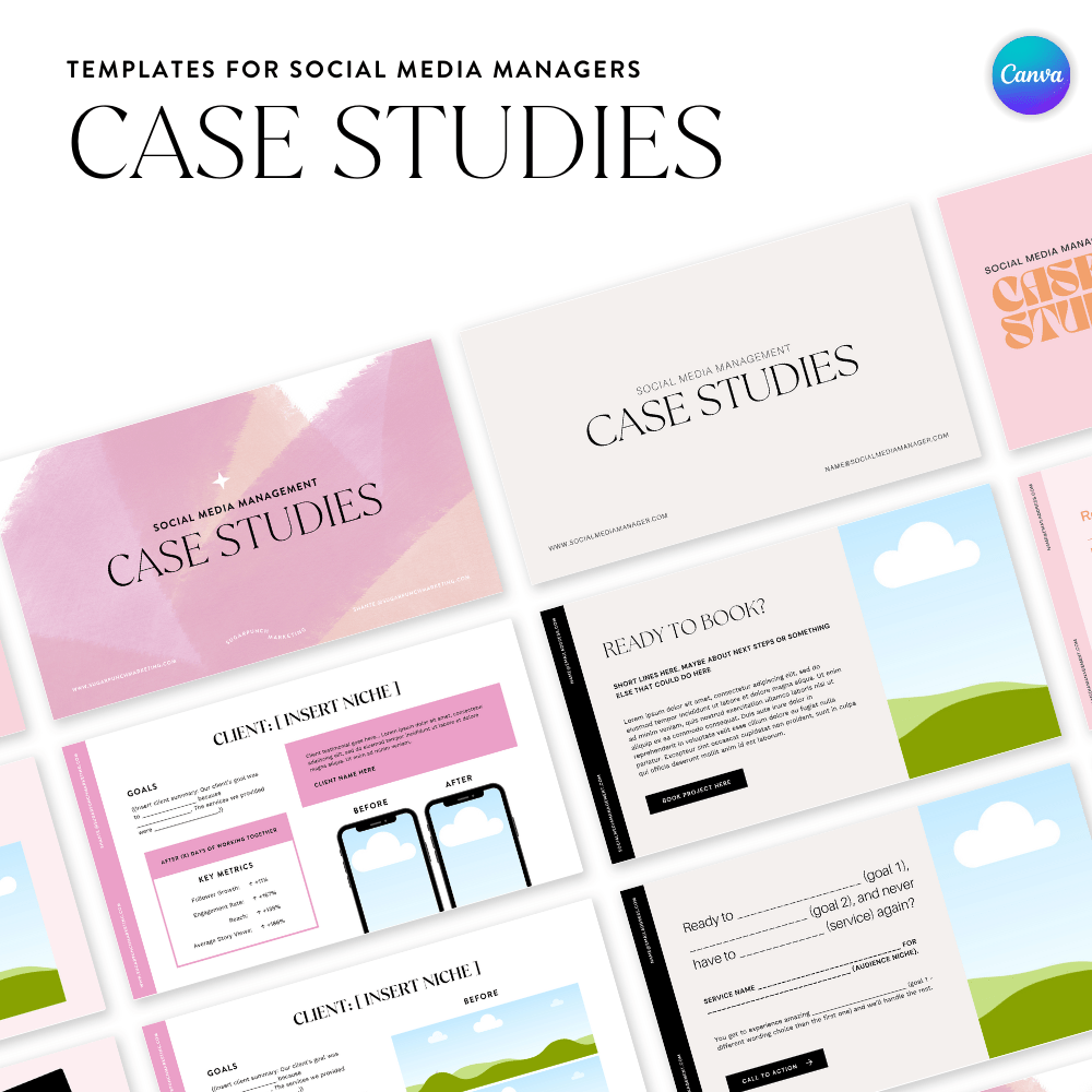 Social Media Case Study Template - Sugarpunch Marketing