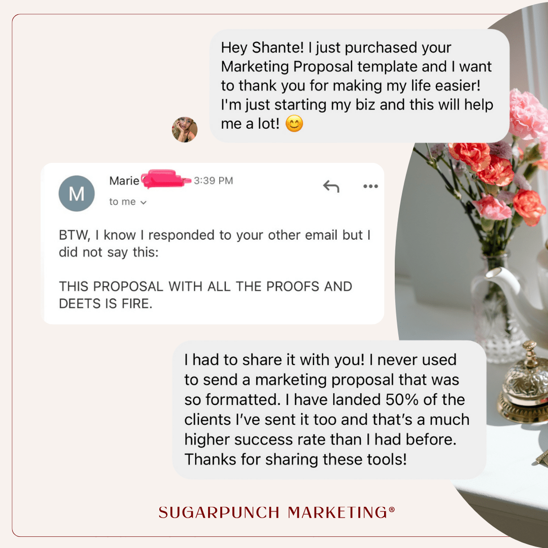 Social Media Marketing Proposal Canva Template - Sugarpunch Marketing